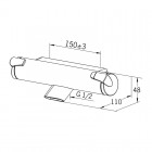 Oras Optima bateria wannowa termostatyczna ścienna 7140