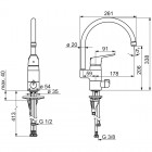 Oras Vega bateria kuchenna ECO 1839FG