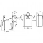 Oras Safira bateria umywalkowa bez korka 1003F
