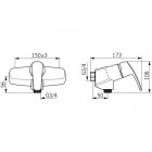 Oras Safira bateria prysznicowa 1070