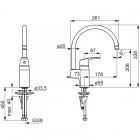 Oras Safira bateria kuchenna 1038F