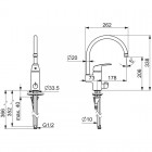 Oras Safira bateria kuchenna 1039