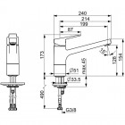 Oras Twista bateria kuchenna 3820F