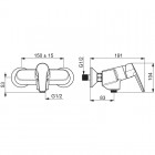 Oras Saga bateria prysznicowa 3960Y