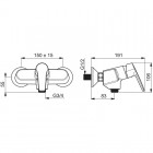 Oras Saga bateria prysznicowa 3970Y