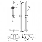 Oras Saga bateria prysznicowa 3966Y