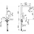 Oras Saga bateria kuchenna 3936F