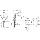 Oras Alessi bateria kuchenna zasilanie 230/12V 8222F