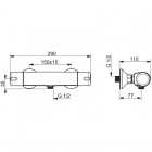 Oras Nova bateria prysznicowa termostatyczna 7470U