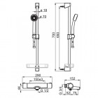 Oras Nova bateria prysznicowa termostatyczna 7448