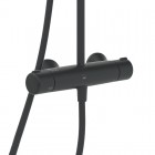 Oras Nova zestaw natryskowy termostatyczny czarny mat 7402U-33