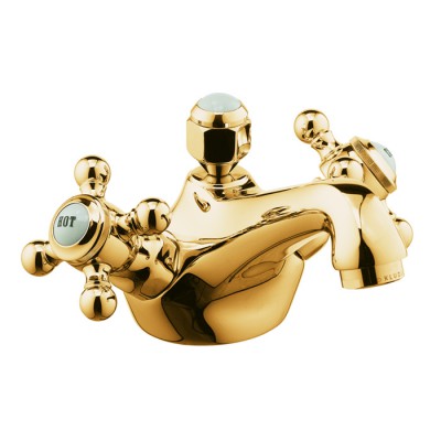 Kludi Adlon bateria umywalkowa pozłacana 510124520