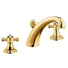 Kludi Adlon bateria umywalkowa pozłacana 510434520