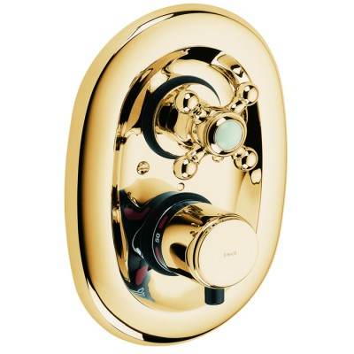 Kludi Adlon bateria podtynkowa pozłacana 517204520