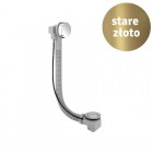 Vicario przelew wannowy z syfonem 55 cm stare złoto 1001BR
