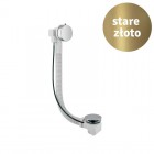 Vicario przelew wannowy z syfonem 55 cm stare złoto 1001/1151BR