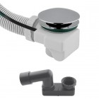Vicario przelew wannowy z syfonem 55 cm chrom 1001/1151