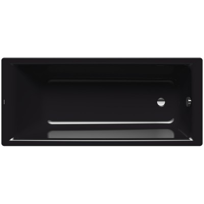 Kaldewei Puro wanna prostokątna 160x70 cm stalowa czarny połysk 258300010701