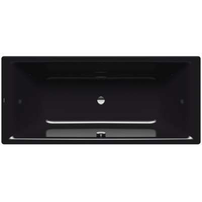 Kaldewei Puro Duo wanna prostokątna 170x75 cm stalowa czarny błyszczący