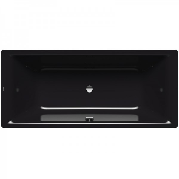Kaldewei Puro Duo wanna prostokątna 170x75 cm stalowa czarny błyszczący