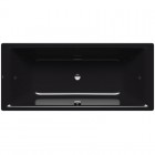 Kaldewei Puro Duo wanna prostokątna 170x75 cm stalowa czarny błyszczący