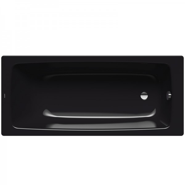 Kaldewei Cayono wanna prostokątna 150x70 cm stalowa czarny błyszczący