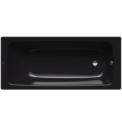 Kaldewei Cayono wanna prostokątna 150x70 cm stalowa czarny błyszczący