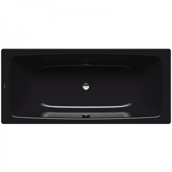 Kaldewei Cayono Duo wanna prostokątna 170x75 cm stalowa czarny błyszczący