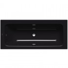 Kaldewei Puro Set Wide wanna prostokątna 170x75 cm stalowa czarny błyszczący prawa