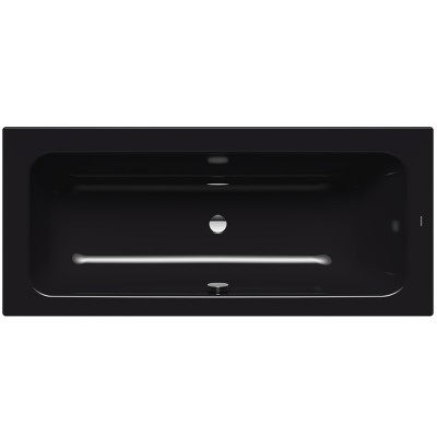 Kaldewei Puro Set Wide wanna prostokątna 170x75 cm stalowa czarny błyszczący lewa
