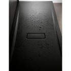 Novellini Custom Touch brodzik prostokątny 100x80 cm z możliwością docinania czarny CT10080428