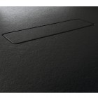 Novellini Custom Touch brodzik prostokątny 100x80 cm z możliwością docinania czarny CT10080428