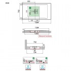 Novellini Custom Touch brodzik prostokątny 140x80 cm z możliwością docinania biały mat CT14080479
