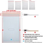 Novellini Custom brodzik prostokątny 120x80 cm z możliwością docinania CU12080430