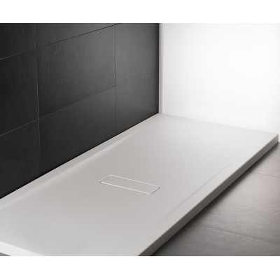 Novellini Custom Touch brodzik prostokątny 100x80 cm z możliwością docinania biały mat CT10080479