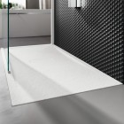 Novellini Custom Touch brodzik prostokątny 100x80 cm z możliwością docinania biały mat CT10080479