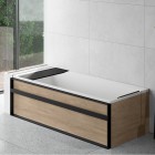 Novellini Divina panel 3D do wanny 160x70 cm