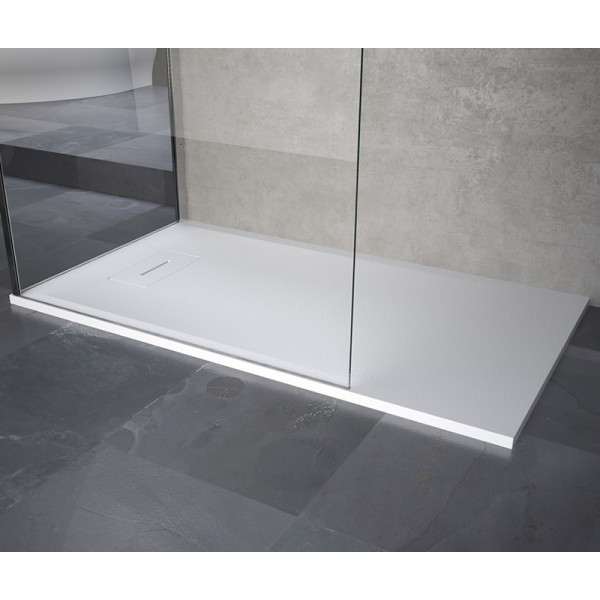 Novellini Novosolid brodzik kwadratowy kompozytowy 80x80 cm biały NOS804-30