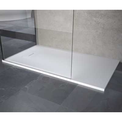 Novellini Novosolid brodzik kwadratowy kompozytowy 80x80 cm biały NOS804-30