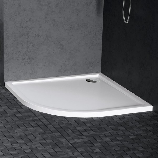 Novellini Victory brodzik półokrągły 100x100x11,5 cm biały mat VINR1001179