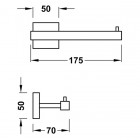 Tres Cuadro Tres uchwyt na papier toaletowy 10723606
