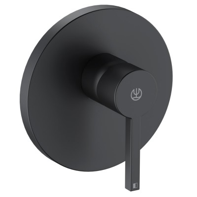 Kludi Nova Fonte Puristic bateria prysznicowa podtynkowa czarny mat 206553915