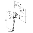 Kludi Bingo Star bateria kuchenna do bezciśnieniowych podgrzewaczy chrom 428099678