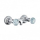 Kludi Adlon bateria prysznicowa uchwyty przezroczyste Swarovski 5161005G5
