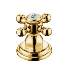 Kludi Adlon zawór boczny COLD pozłacany 518174520