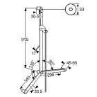 Kludi Sirena Care drążek prysznicowy prysznicowy 615020500