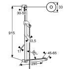 Kludi Sirena Care drążek prysznicowy prysznicowy 615030500