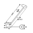 Kludi Sirena Care uchwyt wannowy 615060500