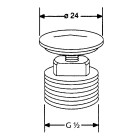 Kludi zaślepka G1/2 chrom 703460500
