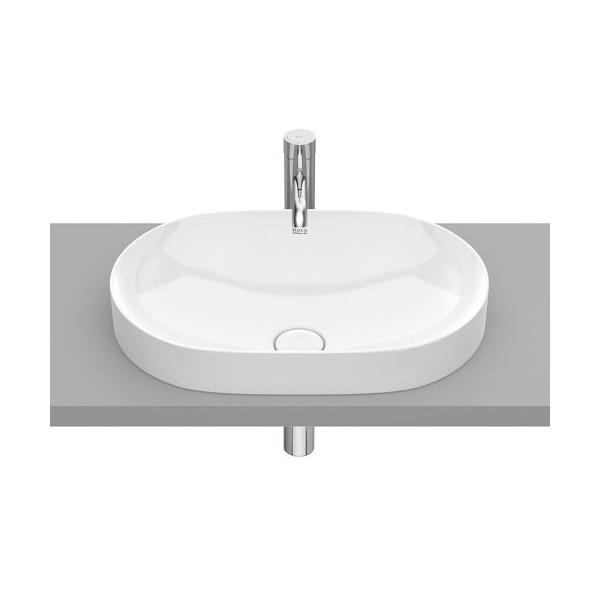 Roca Inspira Round umywalka wpuszczana w blat 55x37 cm A327527000